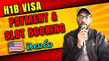 Book US visa appointment in new portal | TELUGU | STEP BY STEP GUIDE #h1bvisa #h1b #h1bvisatelugu