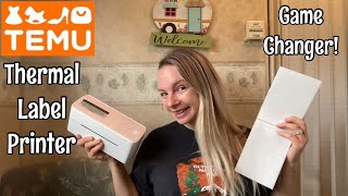 TEMU Product Review - Thermal Label Printer
