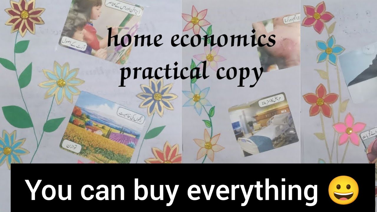 Home Economics Practical Copy How To Make Border Design 2nd Year