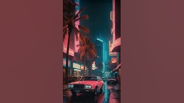 Neon Dreams | Synthwave AI Music Video #shortvideo  #synthwave #electronicmusic #music