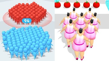 Count Masters VS Fat Crowd - All Levels Speedrun Gameplay