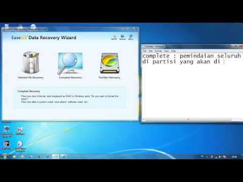 cara mengembalikan data yang terhapus/format menggunakan EaseUS Data Recovery