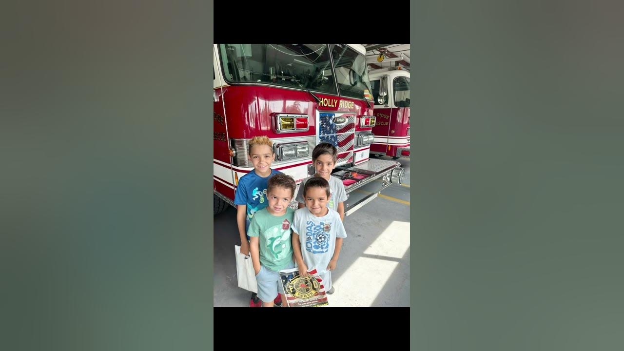 Holly Ridge Fire and Rescue Visit YouTube