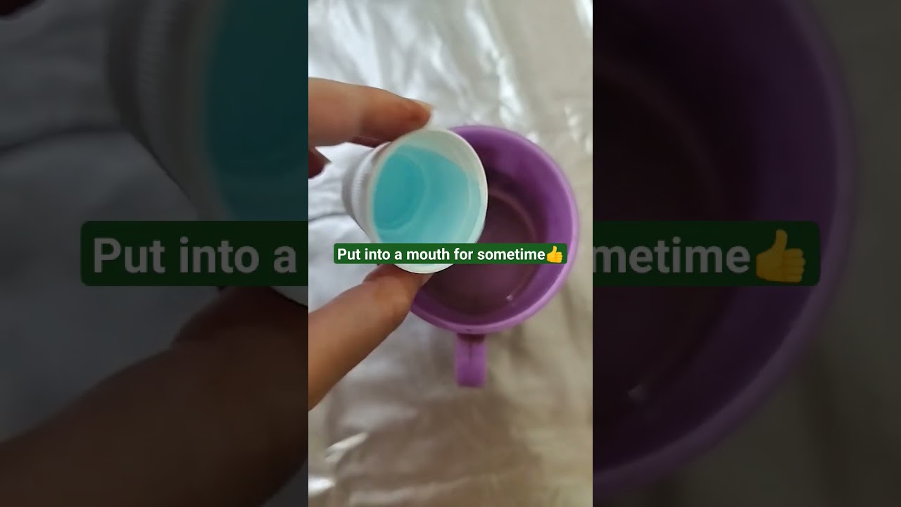 Hexidine mouthwash use💯👍#viral #shorts