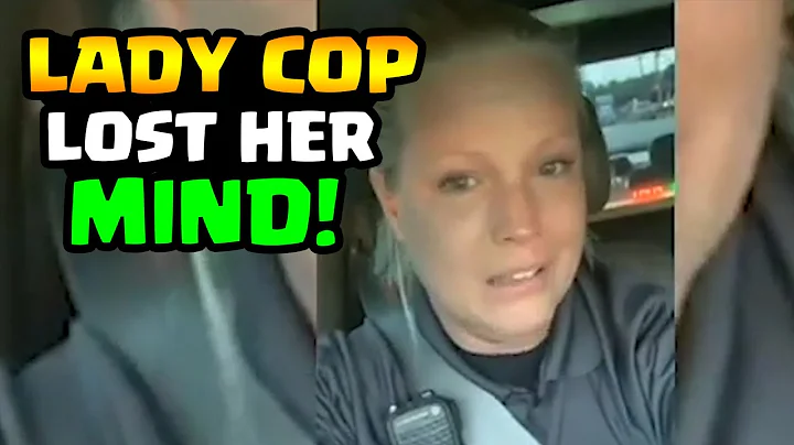 LADY COP LOSES IT - SHOULDN'T BE A COP