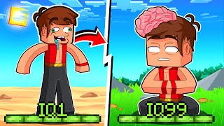 ماين كرافت بس الأكس بي يحدد الذكاء !😱 ( صهيب المخ !)🔥 - EXP = IQ