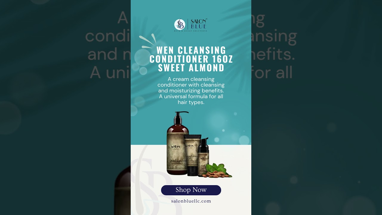 Wen Cleansing Conditioner 16oz Sweet Almond - YouTube