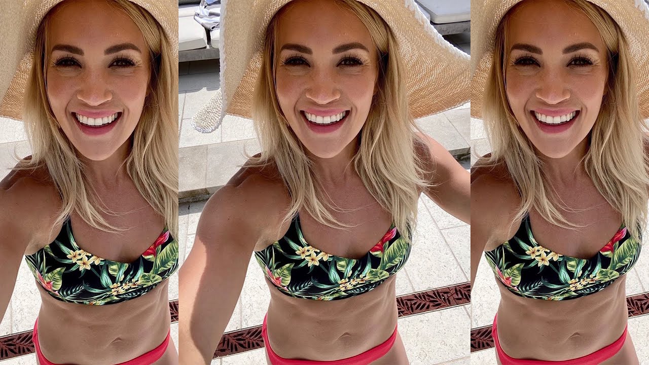 Carrie Underwood Shows Off Her KILLER Abs in Bikini Pic