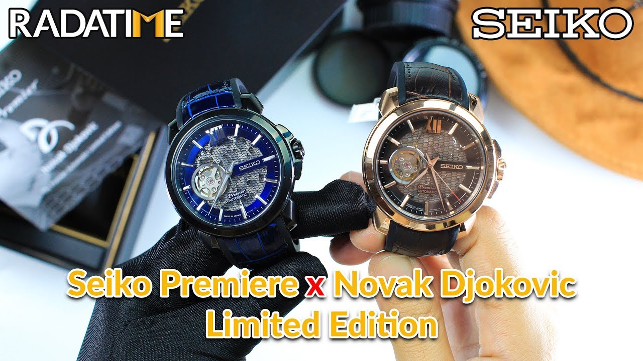 Review Seiko Premier Novak Djokovic Limited Edition SSA375 dan SSA374  (Indonesia) - YouTube