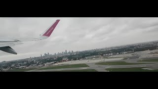 start z lotniska w Warszawie - Warsaw take off - Wizzair Airbus A321 Neo ACF