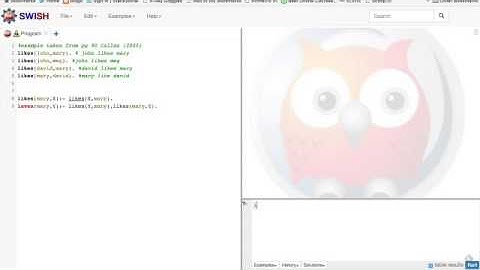 Using SWISH for Prolog