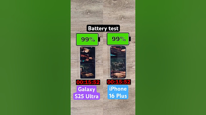 Samsung Galaxy S25 Ultra vs iPhone 16 Plus battery test!