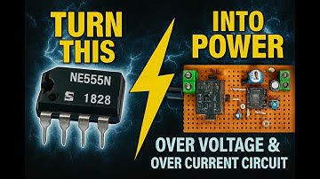 DIY Short circuit [ overload & overcurrent ] protection Circuit USING | 555 TIMER IC | 