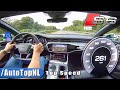 Audi s6 2020 top speed on autobahn no speed limit by autotopnl