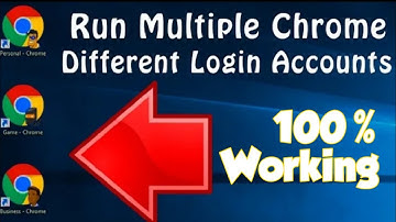 How To Run Multiple Google Chrome For Multiple Different Login Accounts on Laptop / Computer / PC