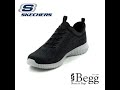 Skechers Elite Flex 52642 Black grey multi trainers