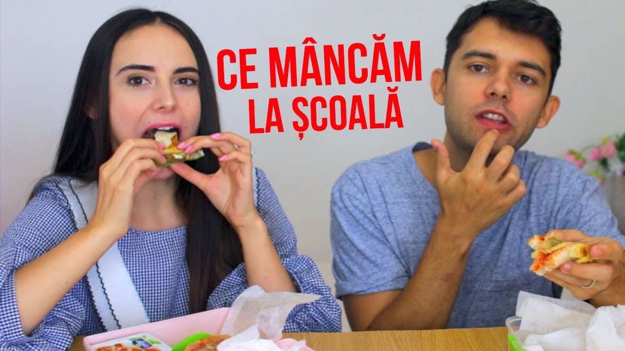 CE SĂ MĂNÂNCI ÎNTR-O ZI LA ȘCOALĂ + MUKBANG