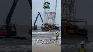 SUCCESS 💪 Bolivar Buccaneer Shrimp Boat recovery is now back on the water | United Cajun Navy