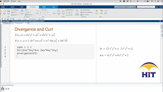 MATLAB | Divergence & Curl