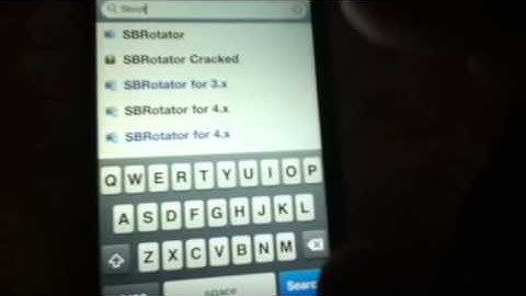 How to rotate iPhone or ipod touch apps