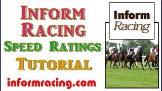 Inform Racing Speed Ratings Tutorial