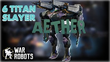 AETHER killed all 6 enemy TITANS | MAHA/VAJRA vs GLAIVE/LANCE | 18 kills on test server | War robots