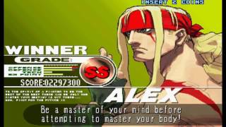 Street Fighter III: 3rd Strike - Fight for the Future (Arcade) - (Longplay - Alex | Hard Difficulty)