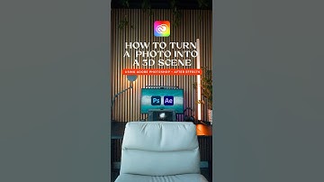How to turn a photo into a 3D scene using Adobe Photoshop + After Effects
