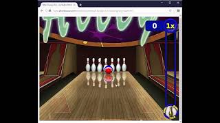 Gutterball Golden Pin Bowling 4 player Match