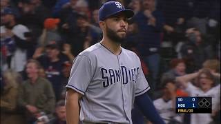 Padres lose to the Astros on an infield fly popup