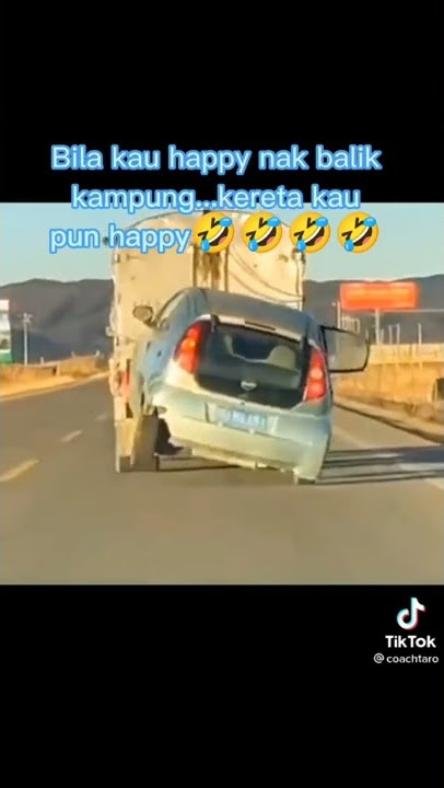 Kereta happy nak balik kampung🤣🤣🤣🤣