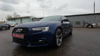 Кузовной ремонт Audi A5. Локальный окрас переднего левого крыла.