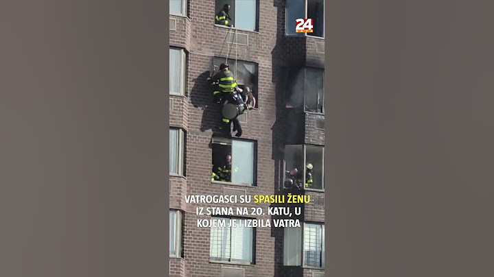 Dramatična snimka: Gorio stan u neboderu, žena je stajala na rubu 20. kata. Spasili su je...