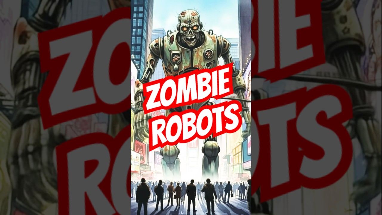 ZOMBIE ROBOTS 😱❤️ #shorts #DreamTrackAI #DreamScreenAI