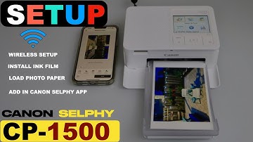 Canon Selphy CP1500 Photo Printer Setup, Wireless setup, Complete Installation & Print Test.