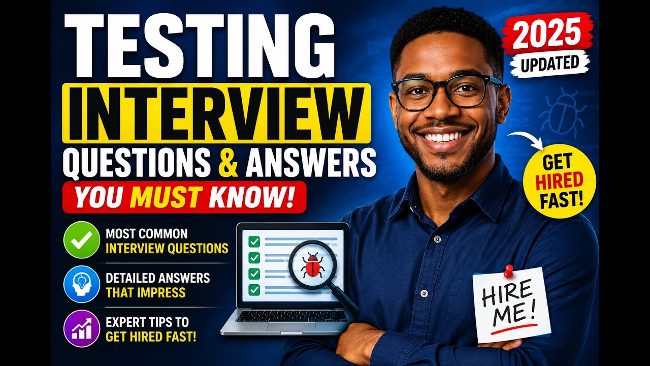 Testing Interview Questions and Answers You Must Know (2025 Updated ...