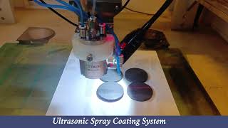 Catalyst Coating on Graphite by YMUS Ultrasonic Spray Coating System‌