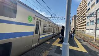 成田線E217系Y110Y37 佐倉駅発車