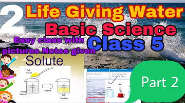 Unit2 Life - Giving water Part 2 Class 5 Basic science
