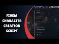 Transform Your FiveM Experience with Our Character Creation Script!