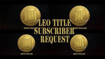 LEO TITLE REQUEST @coderencodes5826 @melsher3925 @VolcanticoThe1 #leo #aftereffects #vijay