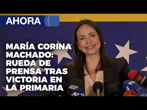 María Corina Machado: Rueda de prensa tras victoria en la Primaria Opositora - En Vivo | 24oct