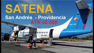 Satena vuelo NSE8808 San Andrés (ADZ) - Providencia (PVA) ATR42