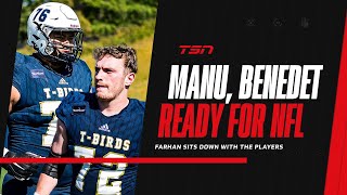 UBC Thunderbirds offensive linemen Manu and Benedet discuss their NFL futures