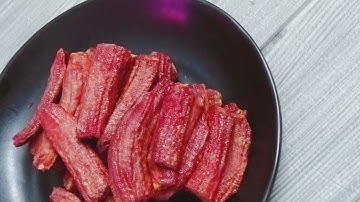 CHUỐI SẤY BẰNG LÒ CHIÊN KHÔNG DẦU, NHANH GỌN, ĐẸP MẮT MÀ RẤT NGON, HLNN