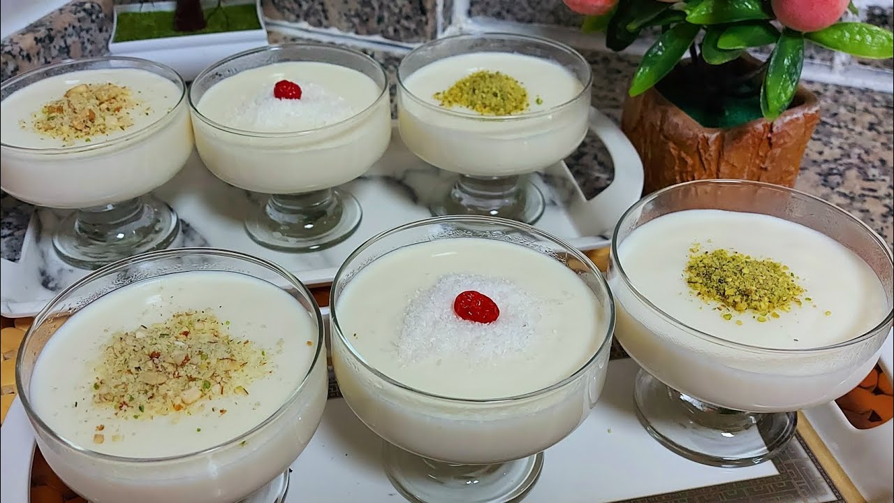 مهلبية مهلبية بطريقة سهلة وسريعة #ألذ #الأكلات #مع بسمة #food #ترند #رمضانية #حلويات #اكلتك 