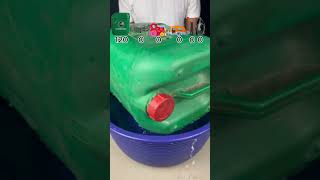 😱 Giant Fuel Tank vs Tissue Paper in Water 💧🔥 | Most Satisfying ASMR Experiment Ever!