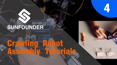 SunFounder Crawling Robot Assembly Tutorials 04 NRF24L01