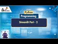 Python for Beginner- Streamlit part 2 | Live Class Day 22