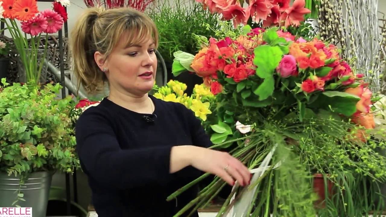 Tuto - Composer un bouquet rond de roses